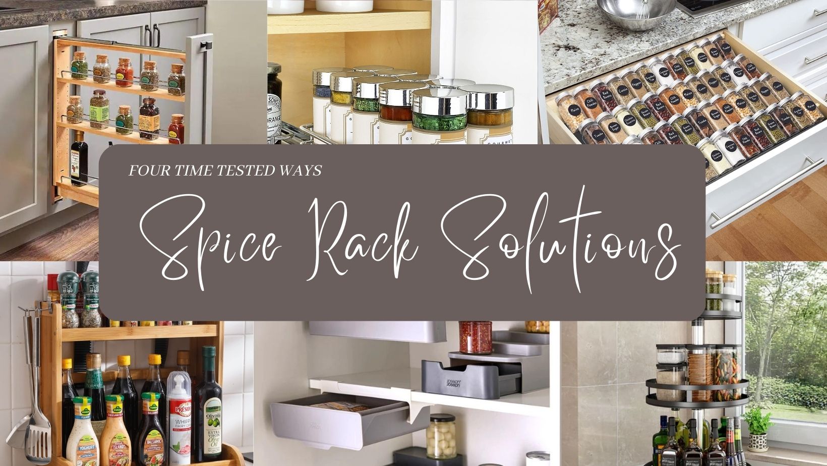 Super Effective and Simple Spice Storage Solutions (Four Ways)