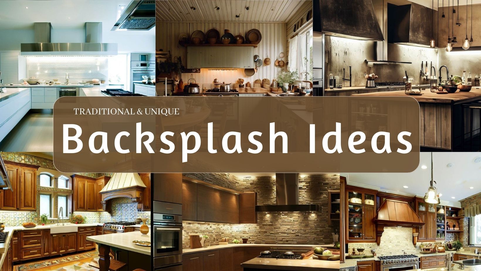 Kitchen Backsplash Ideas: Traditional & New Unique Ways